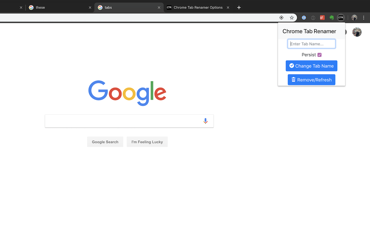 Chrome Tab Renamer Preview image 1