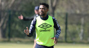  Thulani Hlatshwayo during the SuperSport United media day at Megawatt Park on August 30 2022 in Johannesburg.