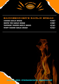 Backbencher's Cafe menu 8