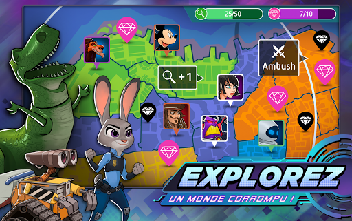 Télécharger Disney Heroes: Battle Mode APK MOD (Astuce) screenshots 4