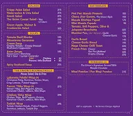 The Union Bar & Eating House menu 1