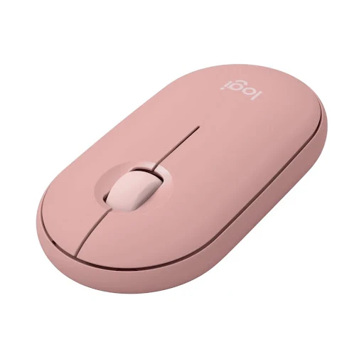 Chuột không dây bluetooth Logitech Pebble M350S (Hồng)