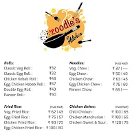 Zoodle's Kitchen menu 1