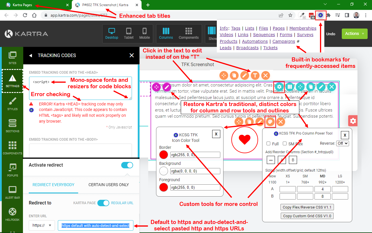 KCSG Tools For Kartra Preview image 2