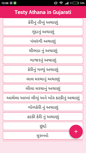 Athana Recipes in Gujarati