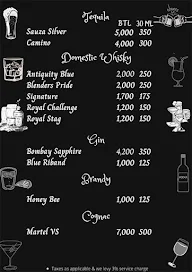 Starfire menu 2