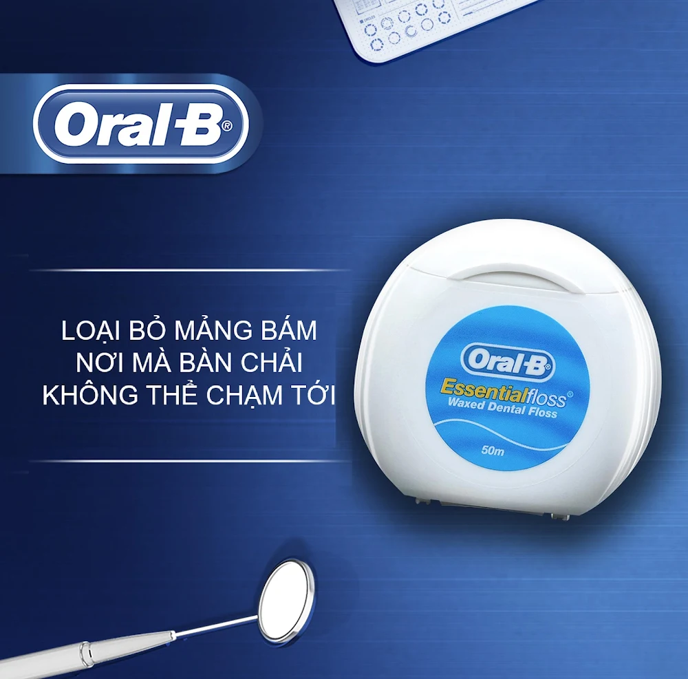 Oral-B - Review Chỉ Nha Khoa OralB Essential Floss 50m