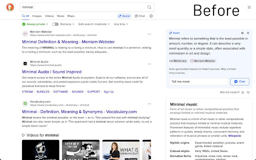 DuckDuckGo Minimal Theme