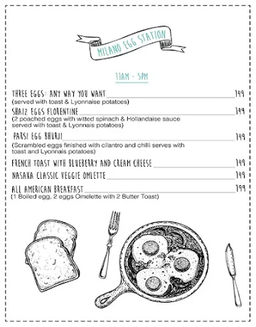 Cafe Di Milano menu 