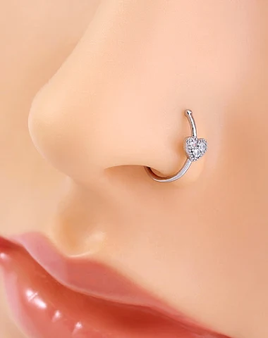 Neusring met micro-diamanten, Europ - 0