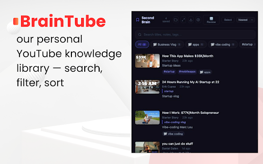 BrainTube screenshot 2