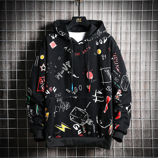 Title 3, Fashion Printed Plus Size Sweater Coat for Men,...