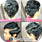 Cover Image of Unduh Short Black Women Haircuts 6.0 APK