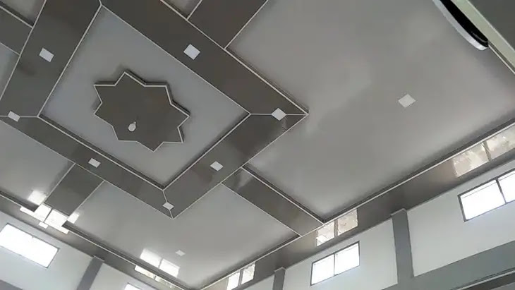 gambar plafon gypsum masjid terbaru