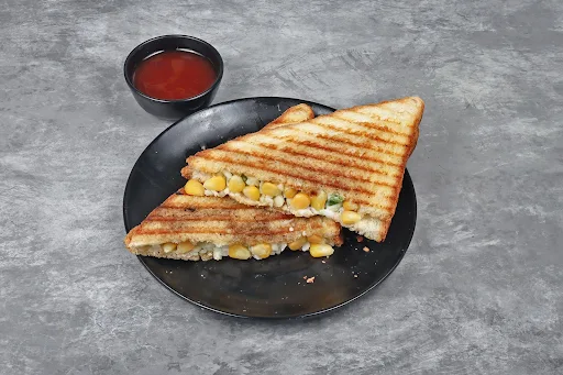 Corn And Cheese Sandwich