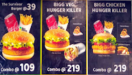 Bigg Burger New Zealand menu 1