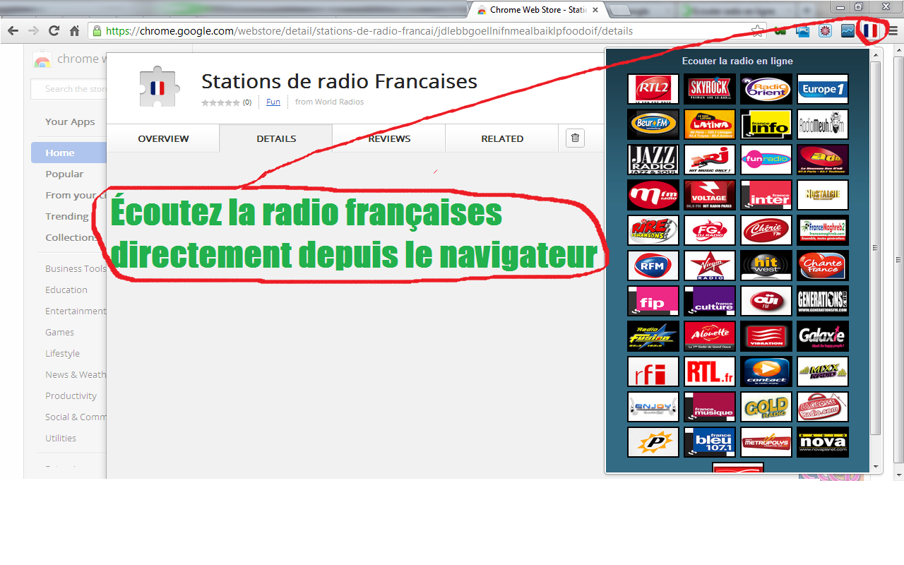 Stations de radio Francaises Preview image 1