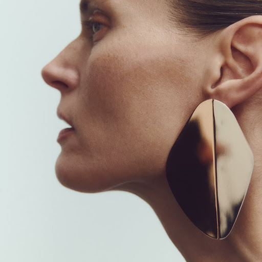 Title 6, High Profile Fashion Pebble-shaped Glossy Earri...