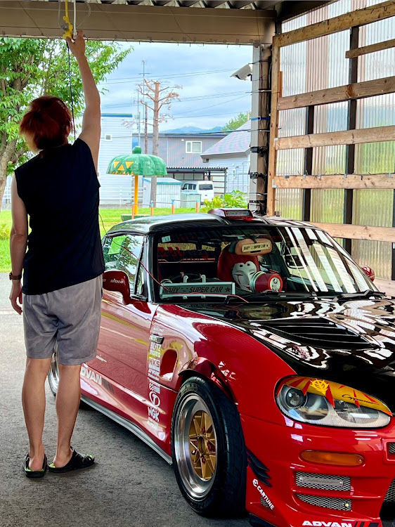 カプチーノの夏っぽい写真展・BABY -_- SUPERCAR☆・山本改・КЁИ・ホイール交換に関するカスタム事例の投稿画像7枚目
