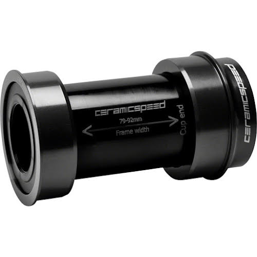 Ceramic Speed BBright Road Bottom Bracket - DUB Road Spindle, Black