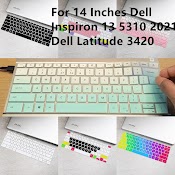 Miếng Dán Bàn Phím Bằng Silicon Mềm Siêu Mỏng Thích Hợp Cho 14 Inch Dell Inspiron 13 5310 Inspiron 5418 7000 7415