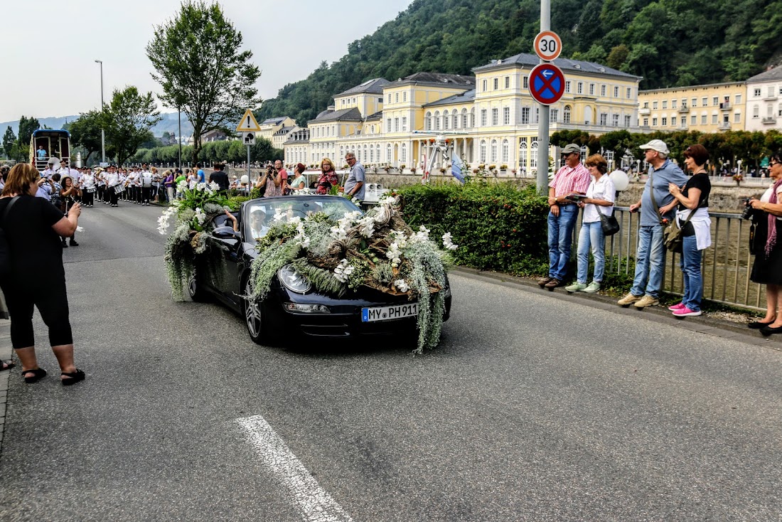 Парад цветов Blumencorso в Бад Эмсе - август 2017