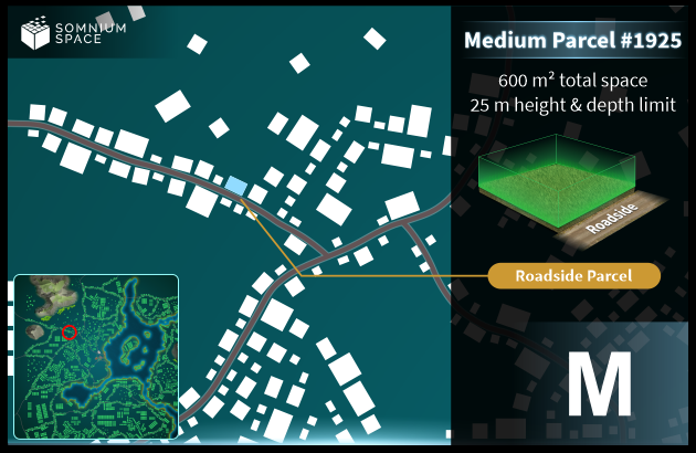 Medium #1925 (M) parcel in Somnium Space