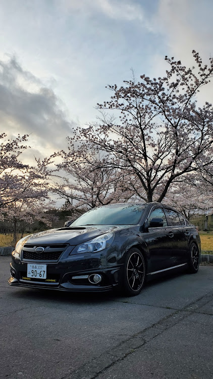 レガシィB4の青森県・むつ市・鶴の舞橋・桜・観光に関するカスタム事例の投稿画像3枚目