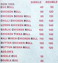 34 Chowringhee Lane menu 1