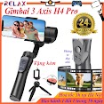 Gimbal Quay Phim Điên Thoại H4 3 Axis Chống Rung Cực Đỉnh Hỗ Trợ Đa Dạng Điện Thoại Smart Phone