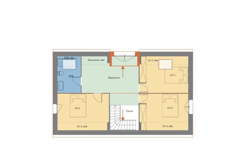  Vente Terrain + Maison - Terrain : 582m² - Maison : 140m² à Chanteloup (35150) 