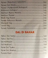 Only Parathas menu 3