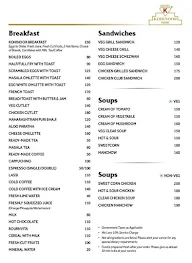 Hotel Kohinoor Park menu 1