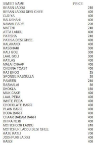 Aggarwal Bikaner Sweets And Snacks menu 1