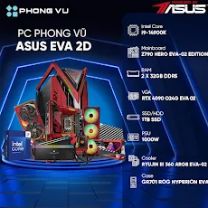 PC PV ASUS EVA 2D (Intel Core i9-14900K/2 x 32GB/1TB SSD/GeForce RTX 4090/Free DOS)