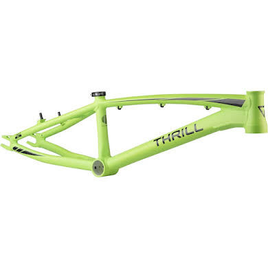 Thrill BMX Race Frame  - Pro XL, 21.46" TT, Green/Black