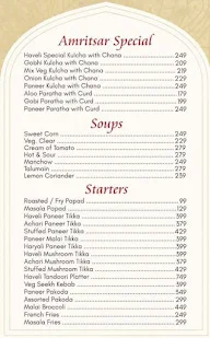 Amritsar Haveli menu 4