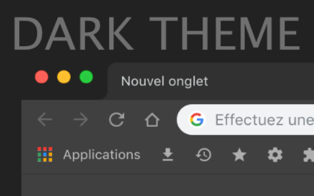 Beautiful dark theme chrome extension