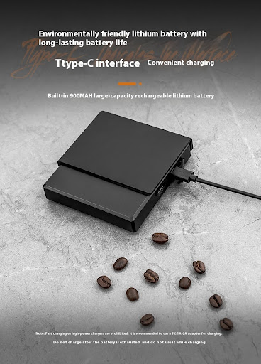 Title 15, High-Precision Rechargeable Smart Pour-over Cof...