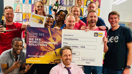 EasyEquities has won the MTN Business App of the Year award. (Photo source: MTN Business SA, Twitter)