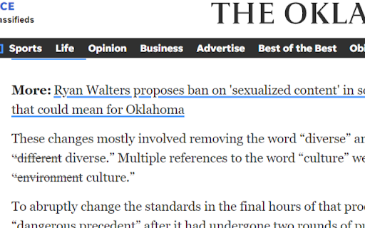 Oklahoma Banned Words Assistant