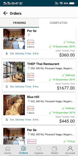 Malawi Food Court - Delivery Boy App