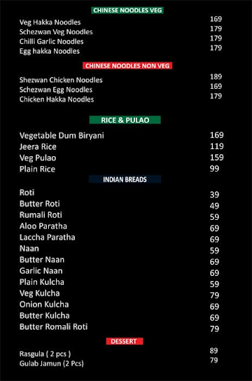 Kebab And Kurry Nation menu 