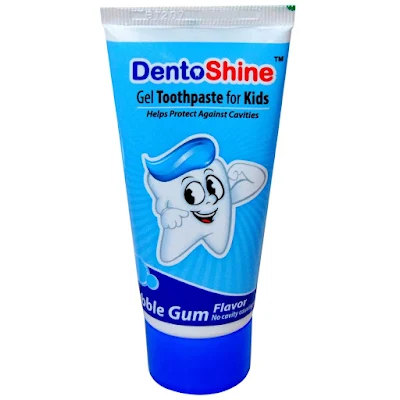 Dentoshine Gel Toothpaste For Kids - Bubble Gum Flavor