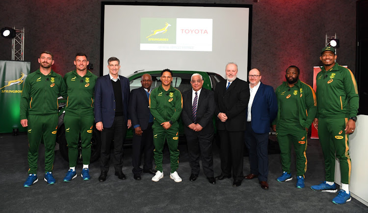 Toyota is the new vehicle partner of the Springbok rugby team.