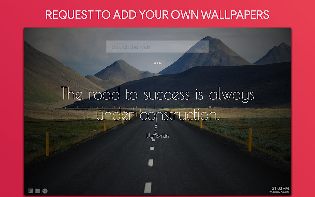 Success Quotes Wallpaper HD Custom New Tab