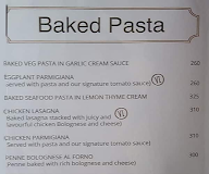 Vera Italiano menu 4