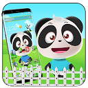 ダウンロード Black Cute Panda Theme をインストールする 最新 APK ダウンローダ