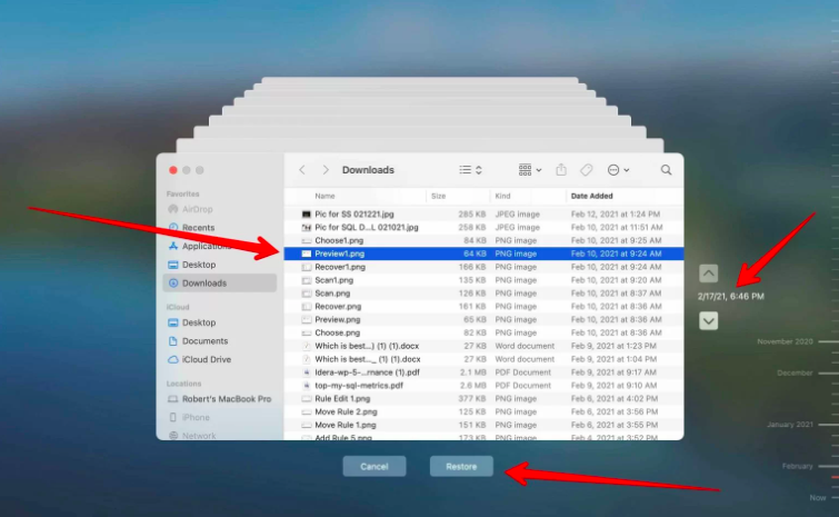 Time Machine backup in Mac