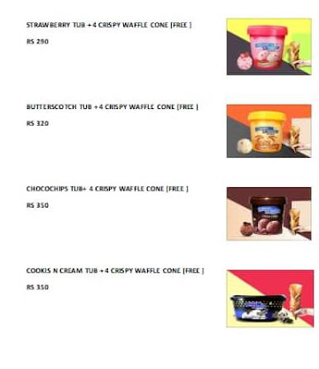 Cream & Berry Premium Ice Cream menu 